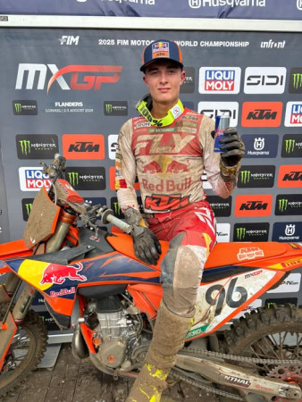 Lucas Coenen ovládl kvalifikaci na MXGP Flander 2025
