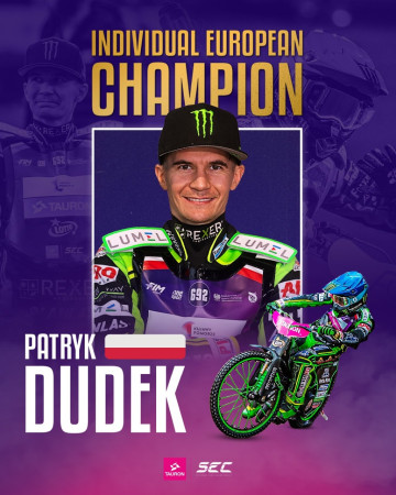 Polák Patryk Dudek vyhrál v Pardubicích závod mistrovství Evropy a zároveň se stal evropským šampiónem pro rok 2025