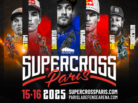 SUPERCROSS DE PARIS 2025 SLEDUJTE ŽIVĚ NA MXGP-TV 