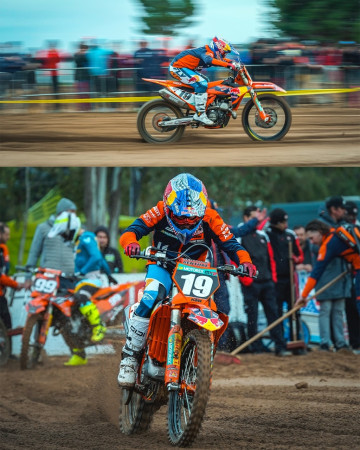 Sacha Coenen jasně ovládl první jízdu MX2 Mezinárodního Mistrovství Itálie 2026 v Alghero