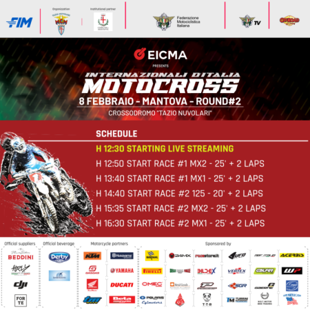 Již zítra se jede v Mantově druhý a závěrečný podnik FMI INTMX EICMA SERIES ’26