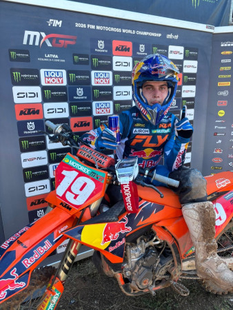 Sacha Coenen ovládl FIM MX2 Lotyšska 2026 
