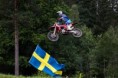 Andrea Adamo vítězí v 2. jízdě. Celkovým vítězem FIM MX2 Švédska 2023 se stal Simon Laengenfelder